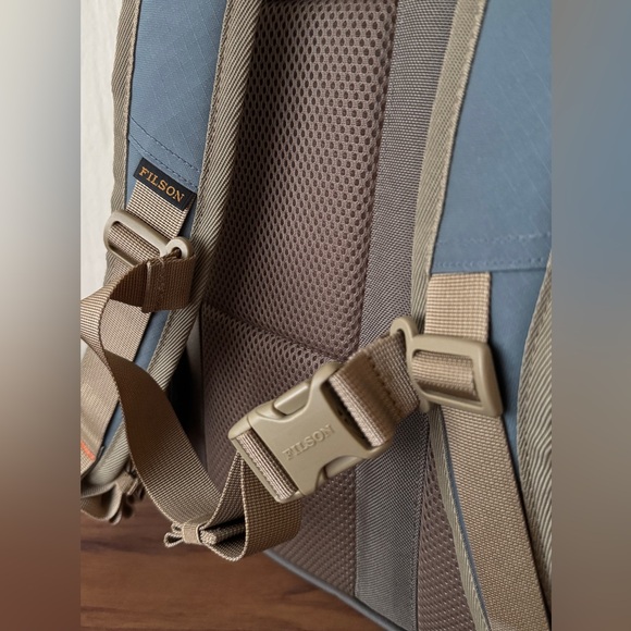 Filson Scout Slate Blue Roll-Top Backpack - Picture 4 of 5